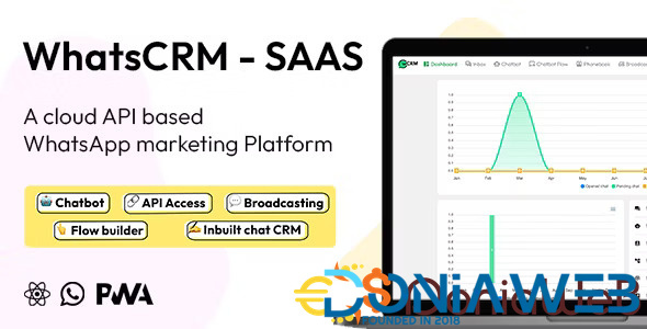 WhatsCRM - Chatbot, Flow Builder, API Access, WhatsApp CRM SAAS System
