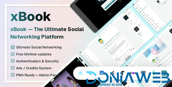 xBook — Social Networking JS Script